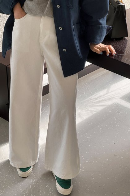 holic 5063 wide white pants holic 5063 wide white pants