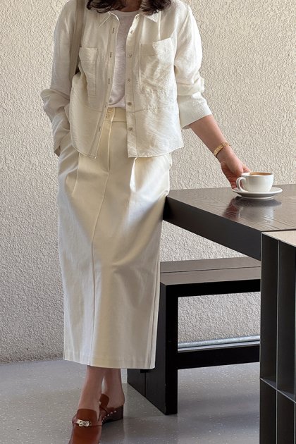 Foren pintuck skirt Foren pintuck skirt