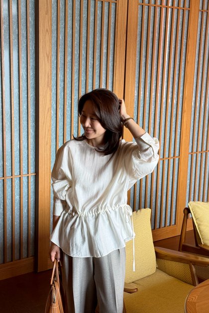 Saia shirring blouse Saia shirring blouse