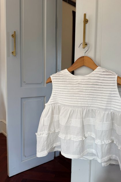 Cropped Cancan Blouse
