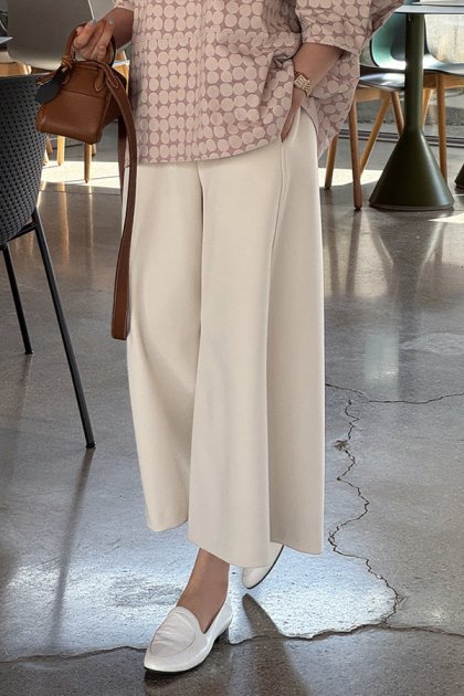 holic 5085 banding wide pants holic 5085 banding wide pants