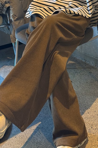 holic 5005 corduroy wide pants holic 5005 corduroy wide pants