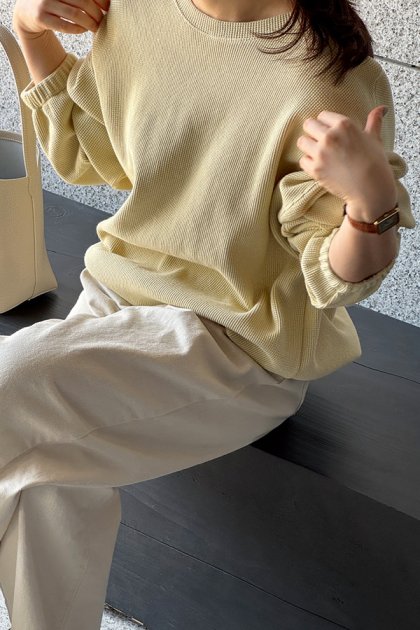 Hemon Waffle Sweatshirt Hemon Waffle Sweatshirt