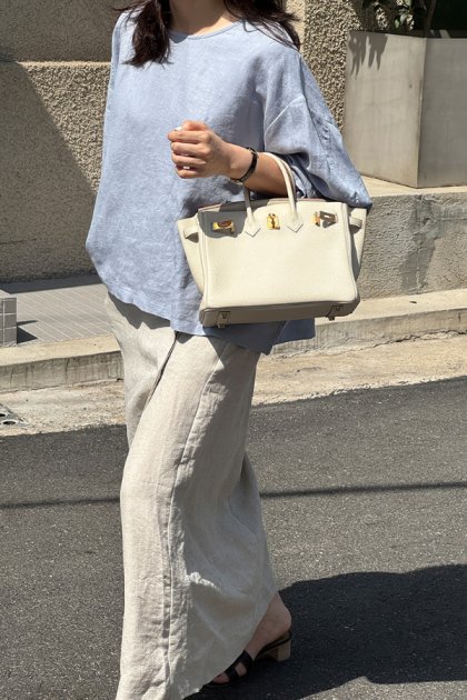 [made] HL Linen Loose Blouse [NO.640]