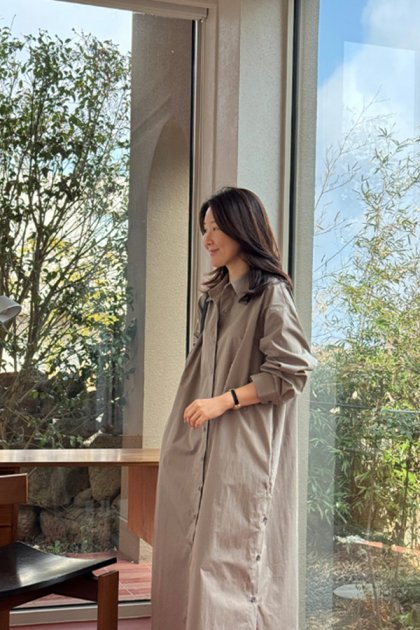 Foil shirt dress Foil shirt dress