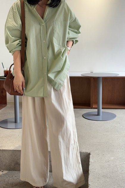 holic 4760 wide banding slacks holic 4760 wide banding slacks