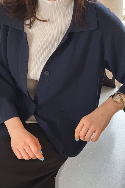 Marette collar cardigan