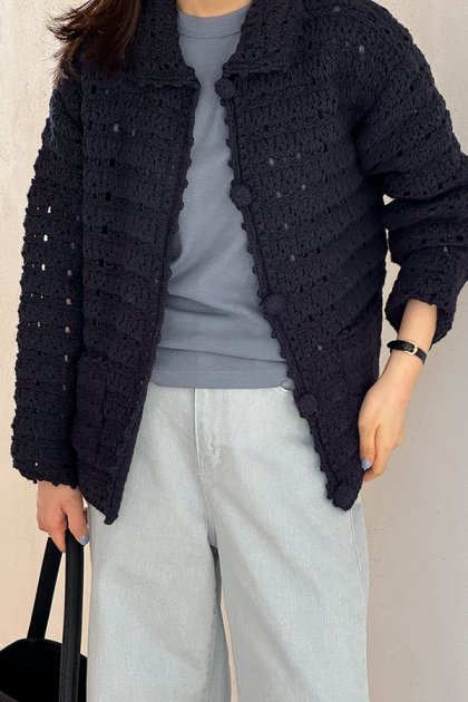 Nellive Collar Cardigan Nellive Collar Cardigan