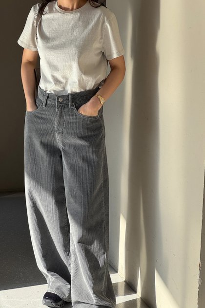 holic 5032 corduroy straight pants holic 5032 corduroy straight pants