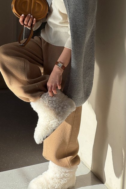 Lafer bouclé boots Lafer bouclé boots