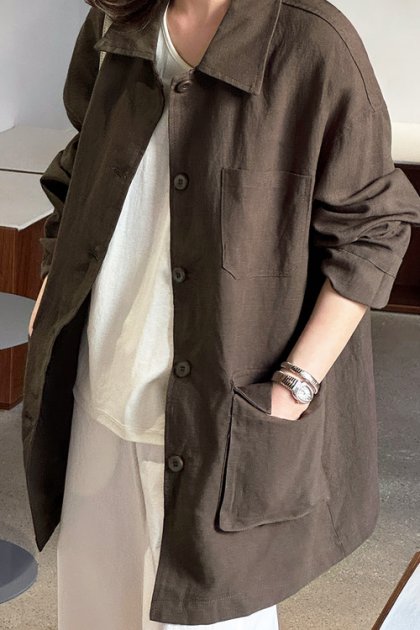 Refine Linen Jacket Refine Linen Jacket