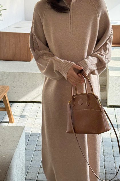 Creese zip-up one-piece