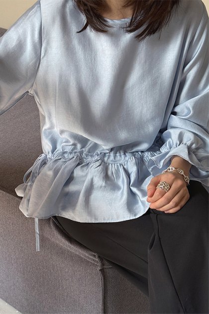 Seine Satin Blouse Seine Satin Blouse