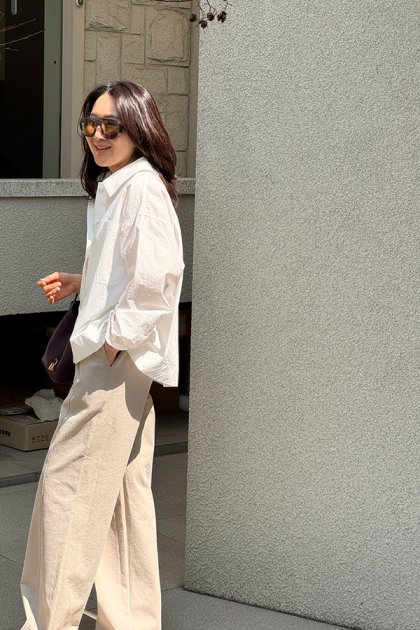 Negative cropped shirt Negative cropped shirt