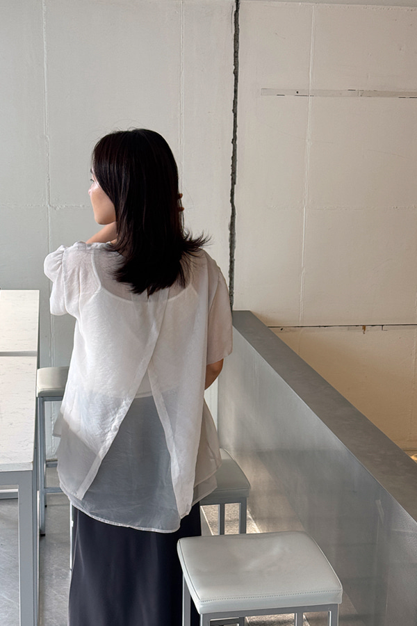 Glimmer see-through blouse Glimmer see-through blouse