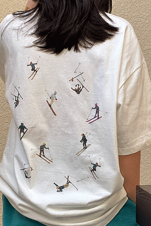 Ski short sleeve t-shirt Ski short sleeve t-shirt