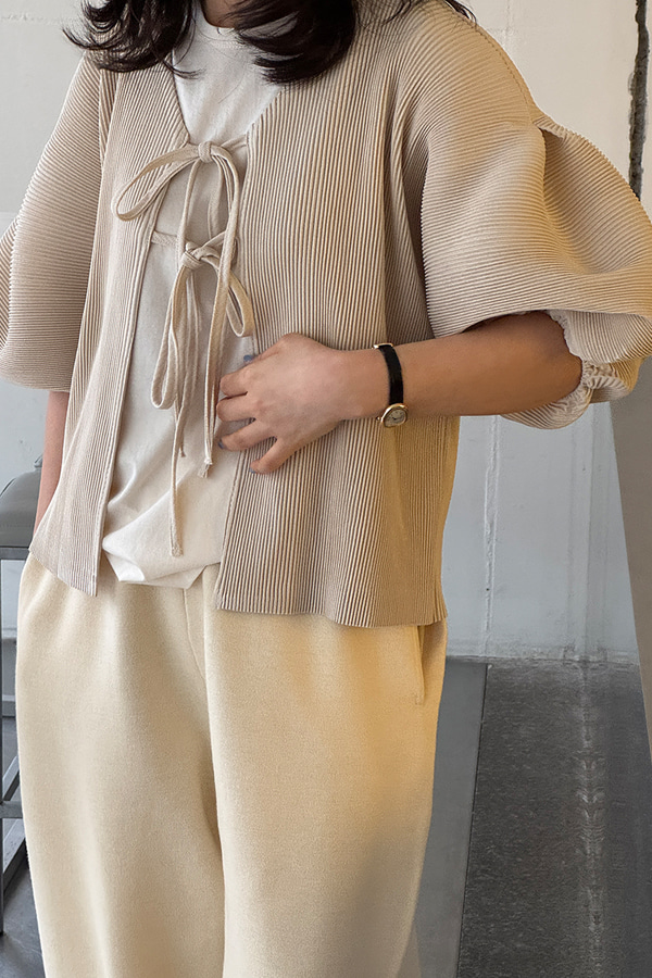 Heishi Ribbon Cardigan Heishi Ribbon Cardigan