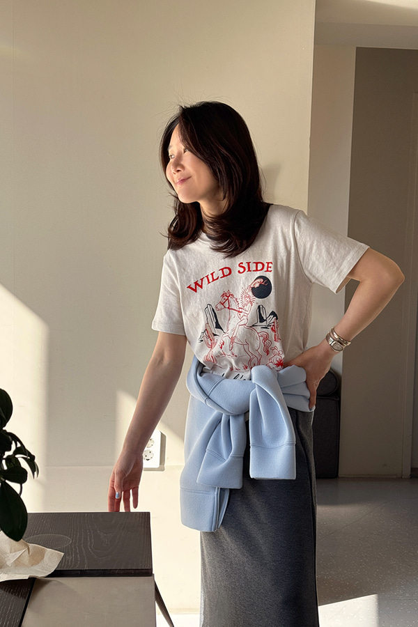 Arillo dyed T-shirt Arillo dyed T-shirt