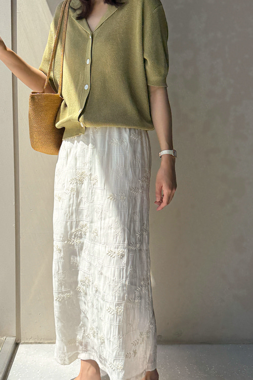 Podia embroidered skirt Podia embroidered skirt
