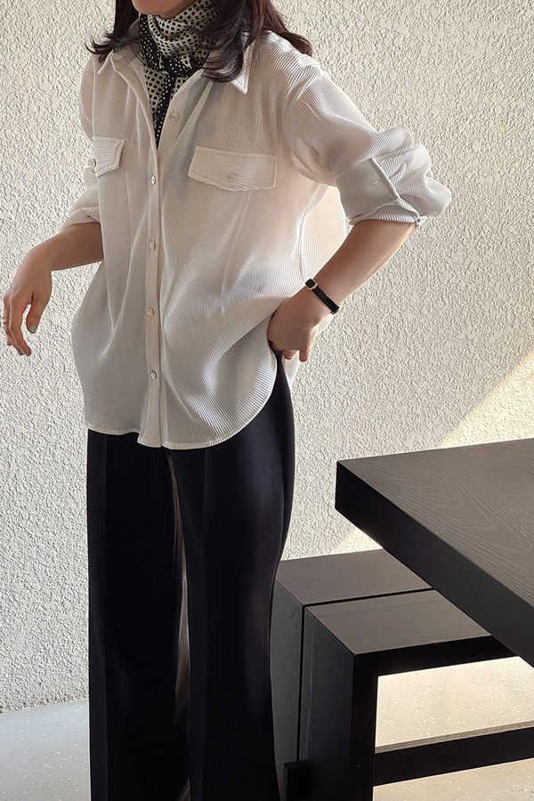 Rachel Pleated Shirt Rachel Pleated Shirt