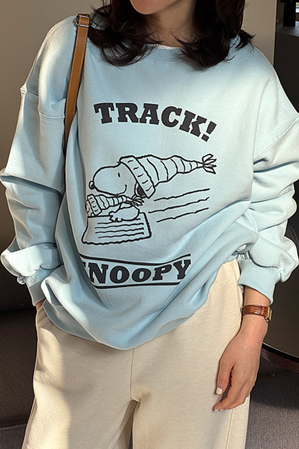 Shitoni Snoopy Man to Man Shitoni Snoopy Man to Man