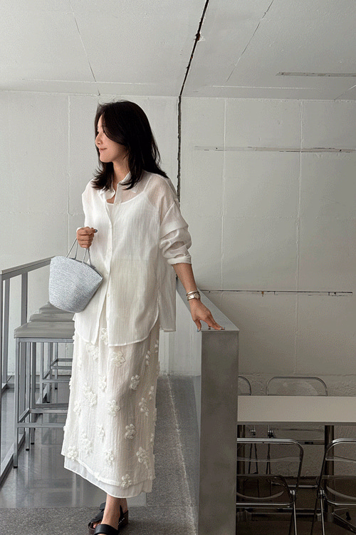 Media embroidery skirt Media embroidery skirt
