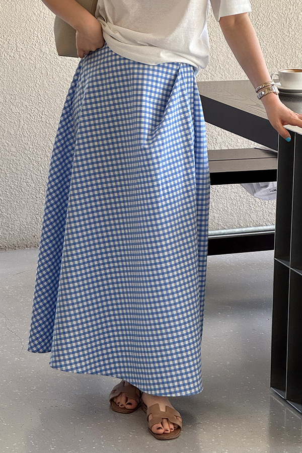 Kinoi check skirt Kinoi check skirt
